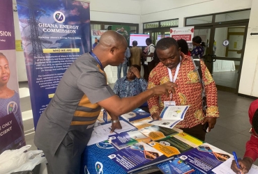 THE ENERGY COMMISSION WAS AT THE GHANA SCIENCE ASSOCIATION'S 33RD BIENNIAL CONFERENCE AND EXHIBITION
